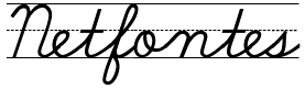 School Script Dashed