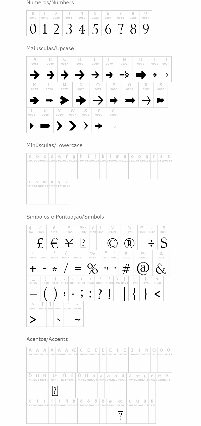 Arrow Symbols 1