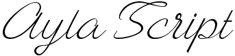 Ayla Script Fonte | Visualizar