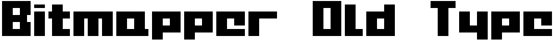 Bitmapper Old Type Fonte | Criar Logotipo