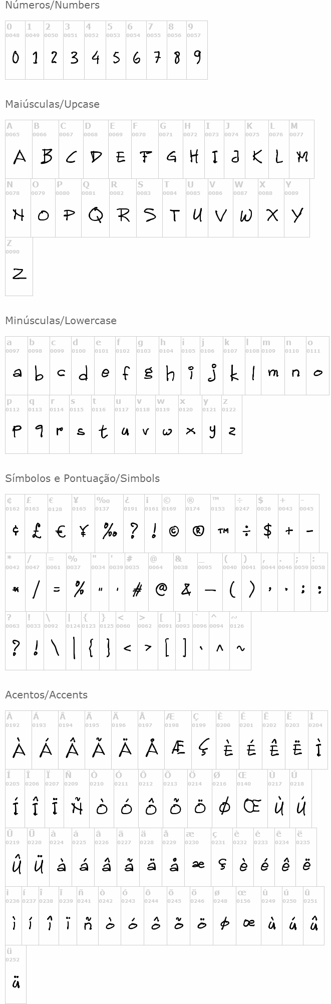 Children Handwritten
