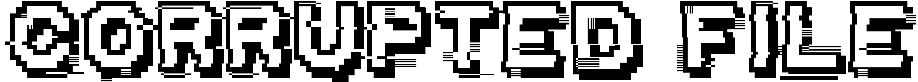 Corrupted File Fonte | Visualizar