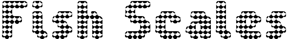 Fish Scales Fonte | Visualizar