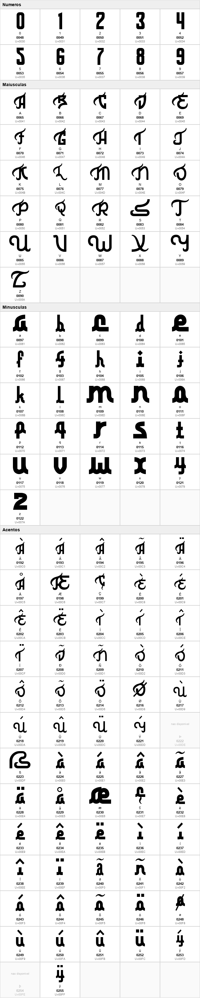 Hikma Glyphs