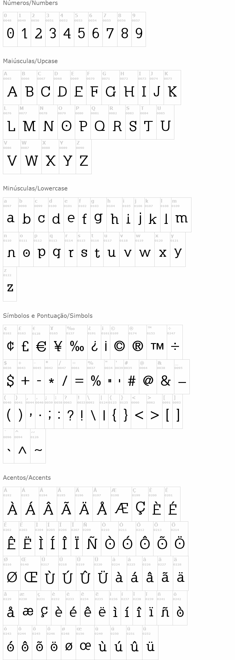 Klein Slabserif