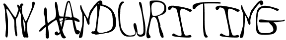 My Handwriting Fonte | Visualizar