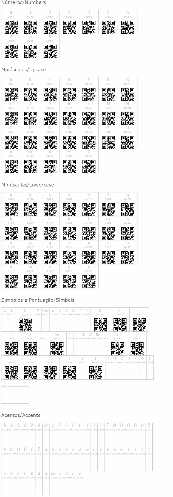 QR font TFB