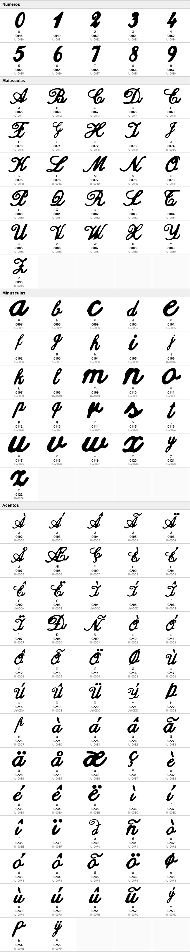 zai Calligraphy Script Handwritten